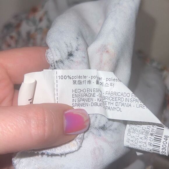 ✨Zara LADIES BELL SLEEVE FLORAL PRINT MINI SZ LARGE DRESS✨ - Picture 10 of 10